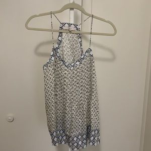 LOFT Patterned Racerback Tank Blouse